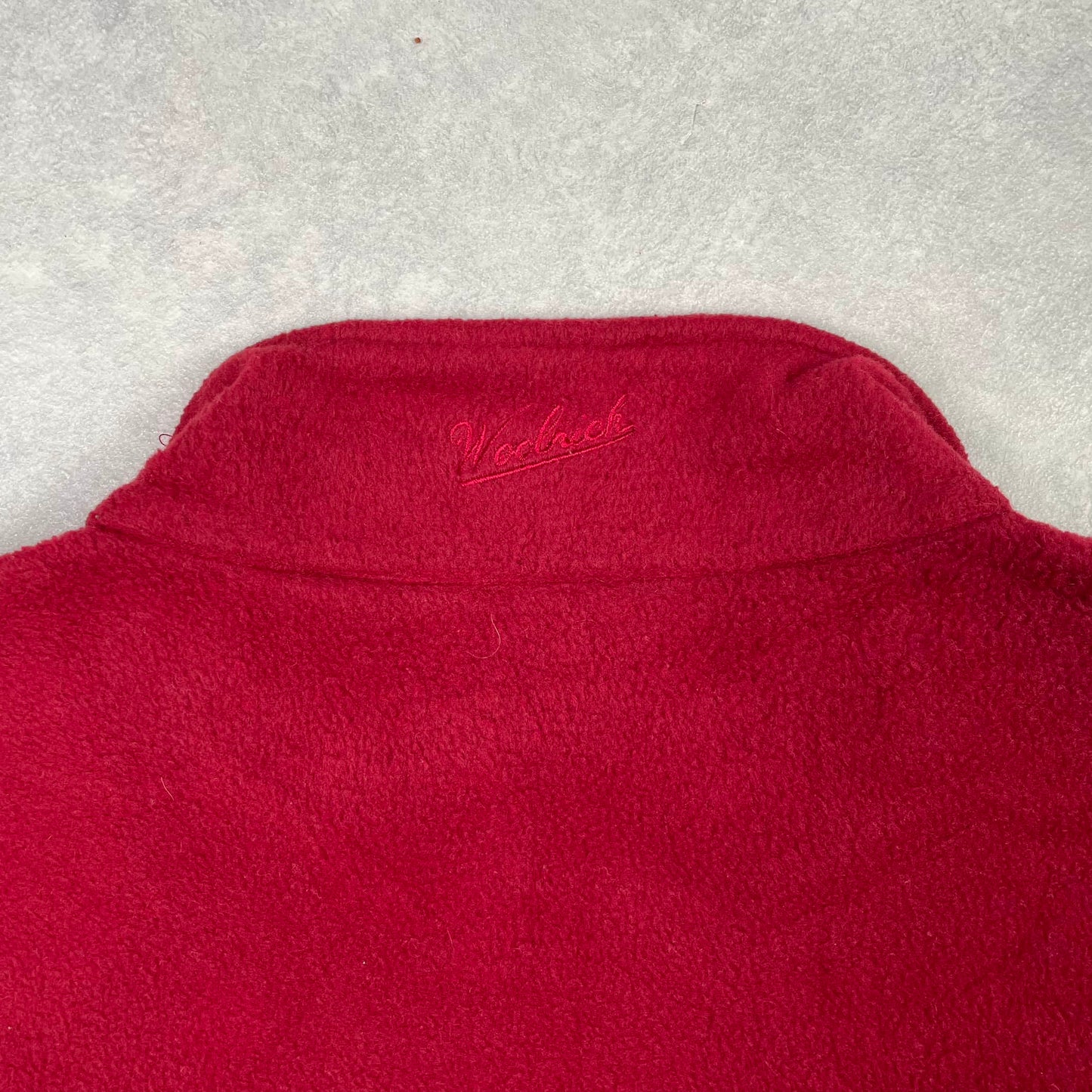 Woolrich Fleece Vest Red