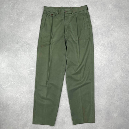 Brooksfield Military Inspired Trousers Made in Italy