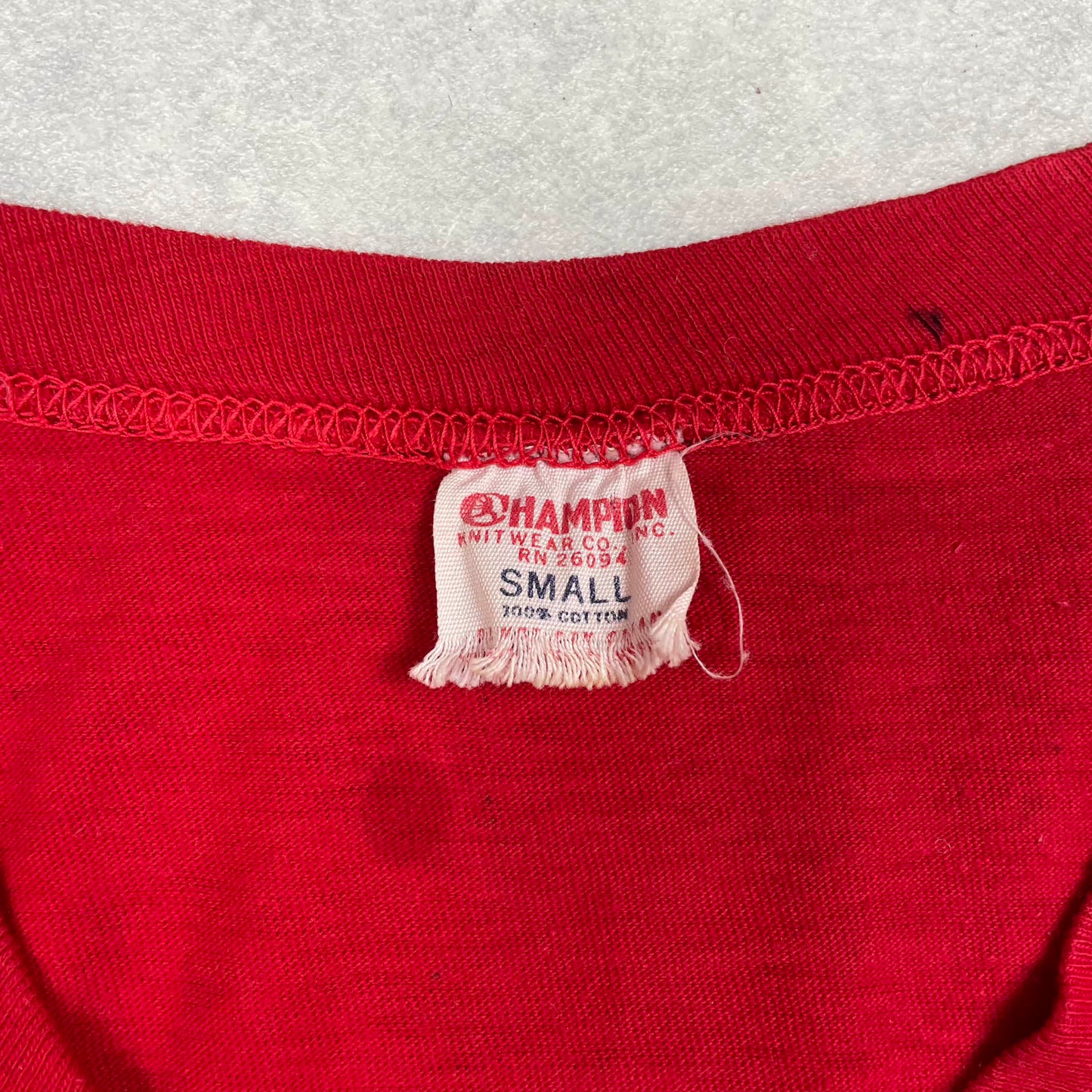 60’s Vintage Champion Sleeping T-Shirt Single Stitch