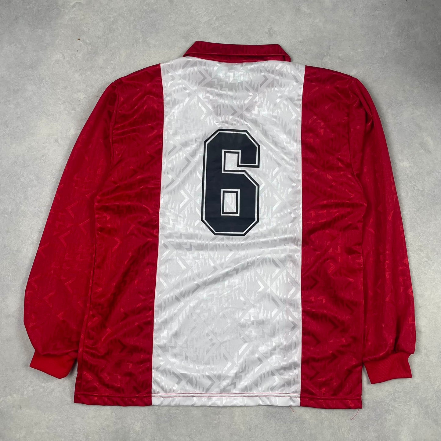 Vintage Italian Soccer Shirt Red White