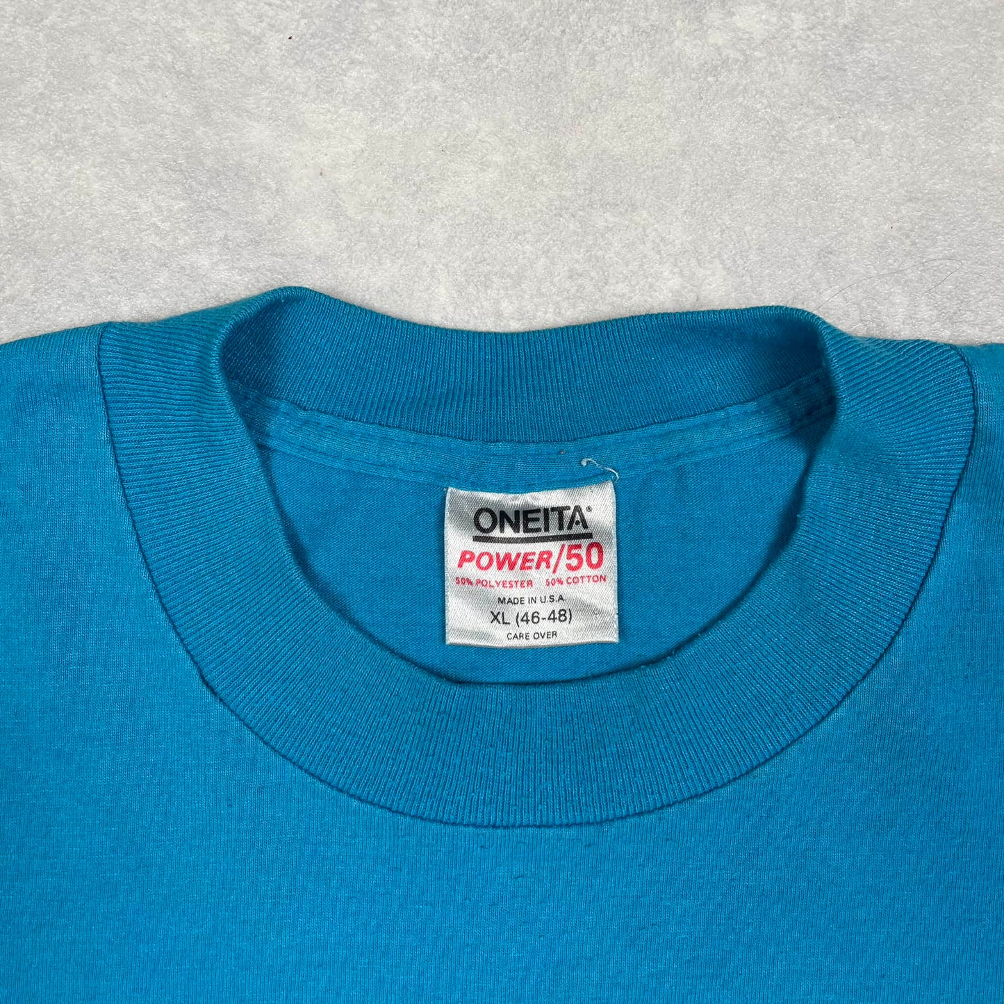 Vintage Single Stitch T-Shirt Oneita WAATS Silverbell AHP Made in USA