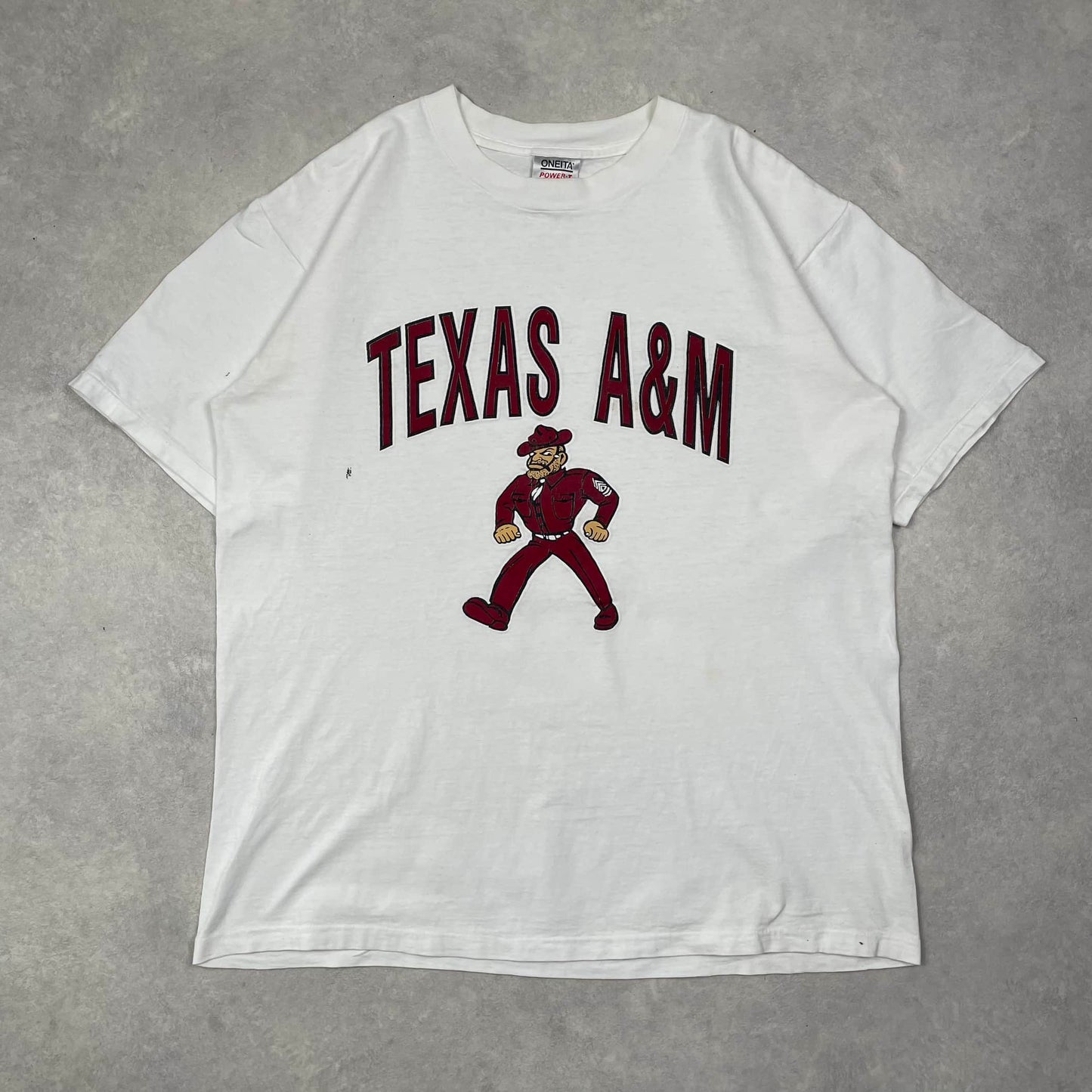 Vintage Single Stitch T-Shirt Oneita “Texas A&M” Made in USA