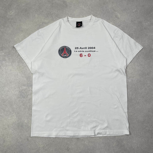 Vintage T-Shirt Paris Saint Germain 6-0 00’s White