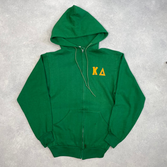 Vintage Hoodie Russell Athletic Fraternity Green Made in USA 70’s