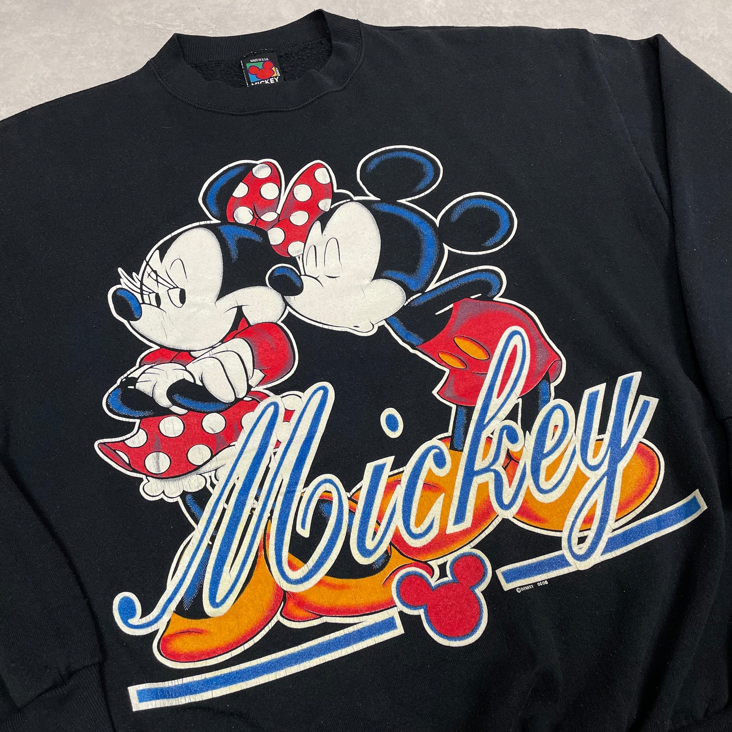 Vintage Sweater Disney Mickey & Minnie Mickey Unlimited Made in USA Black