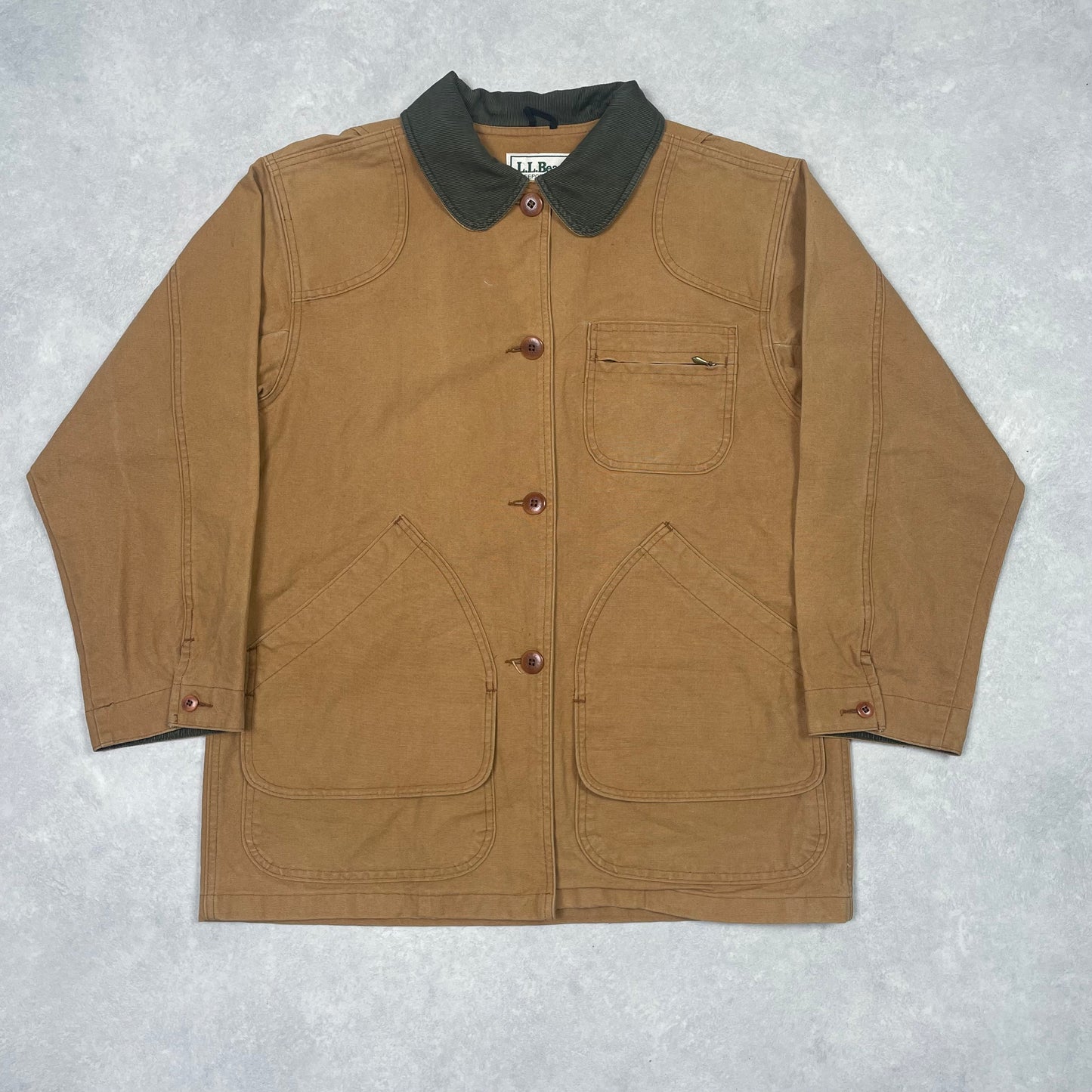 Vintage Jacket L.L. Bean Worker Coat Made in USA