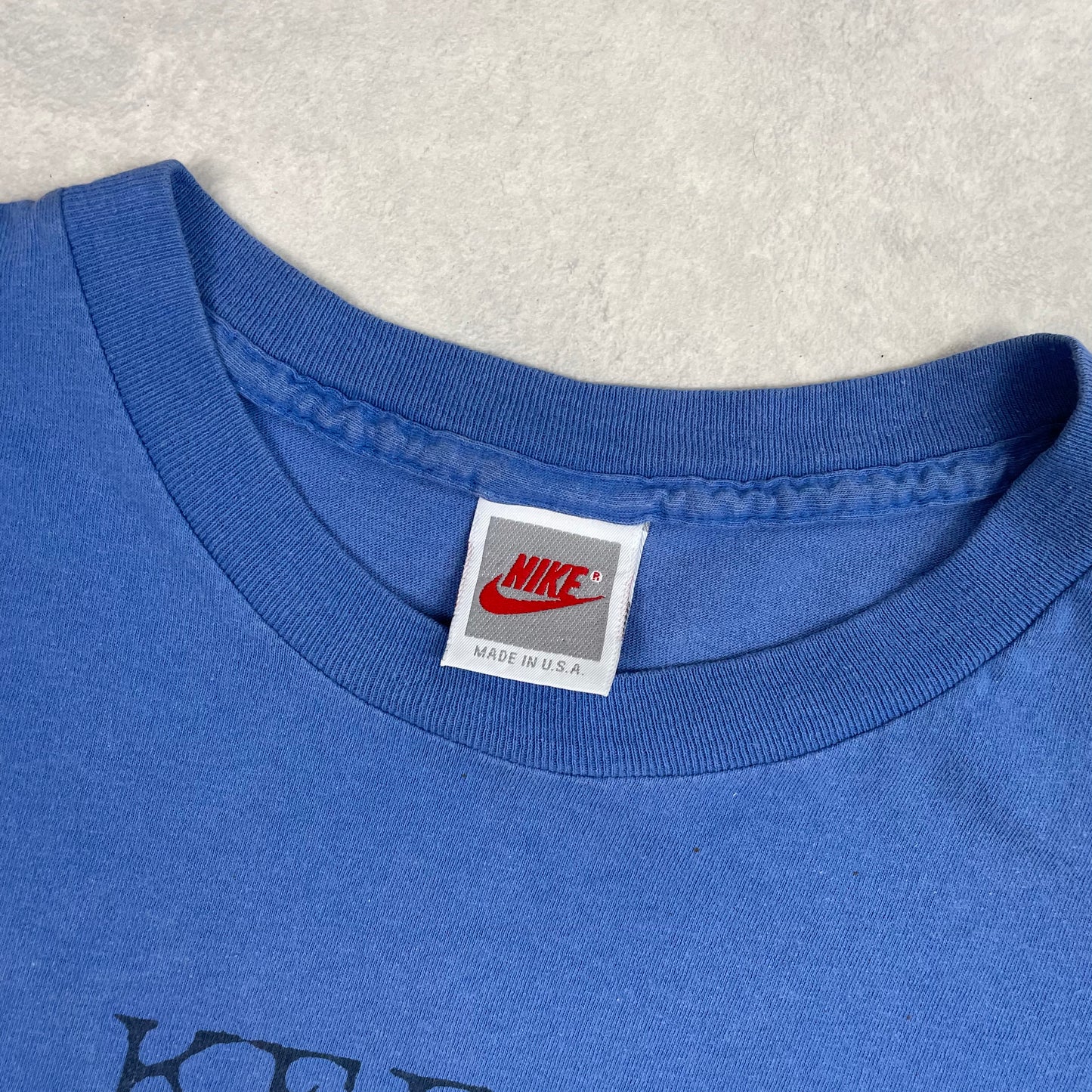 90’s Vintage Nike Single Stitch T-Shirt “Keep Shootin’ Bricks And This Is Gonna Be An Indoor Court” Made in USA