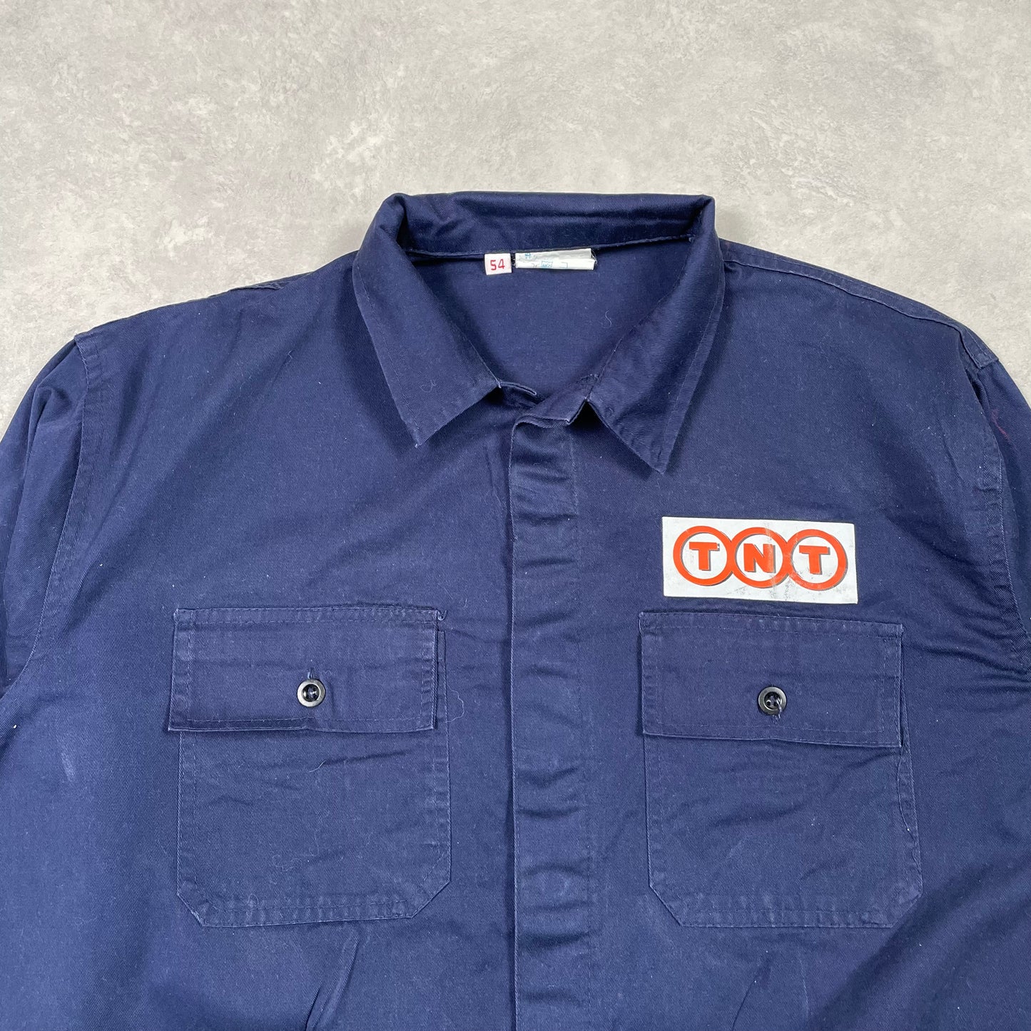 Workwear Shirt Jacket Blue Boxy Fit TNT Post