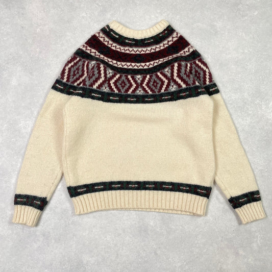 Vintage Woolrich Knit Sweater 70’s Made in USA