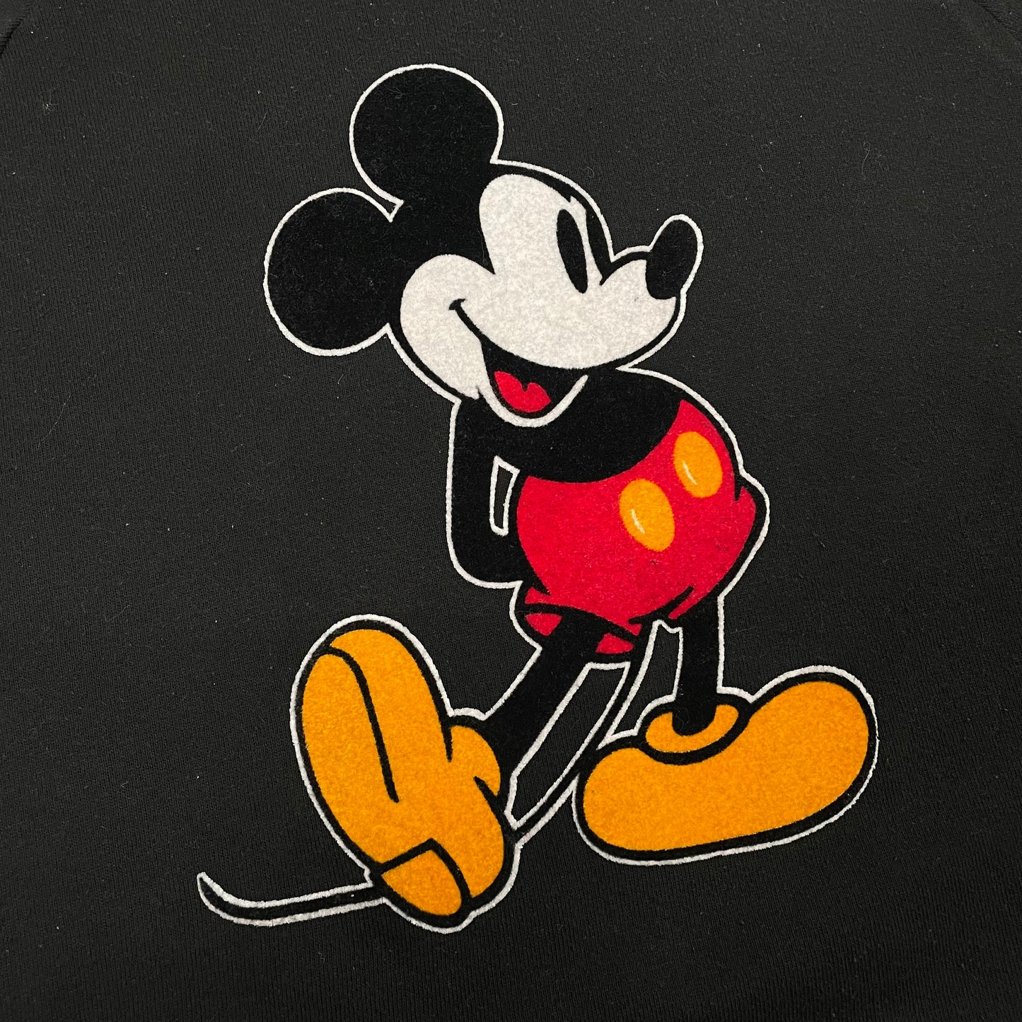 Vintage Sweater Disney Mickey Black 80’s Made in USA
