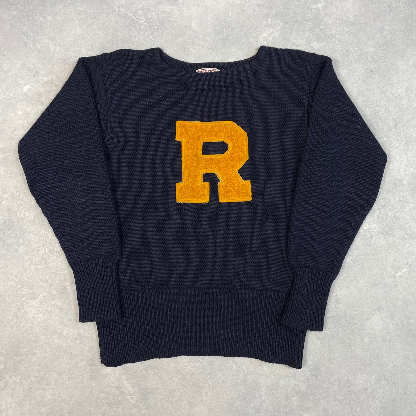 Vintage Champion Sweater Letterman University of Rochester Made in USA 50’s/60’s