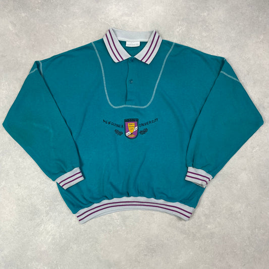 Vintage adidas Sweater New Guinea University 80’s