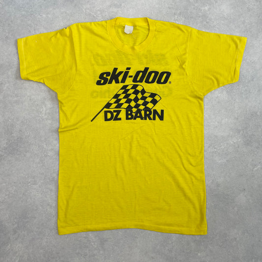 Vintage Single Stitch T-Shirt 80's Screenstars “Ski-Doo DZ Barn Genoa, Ohio” Made in USA