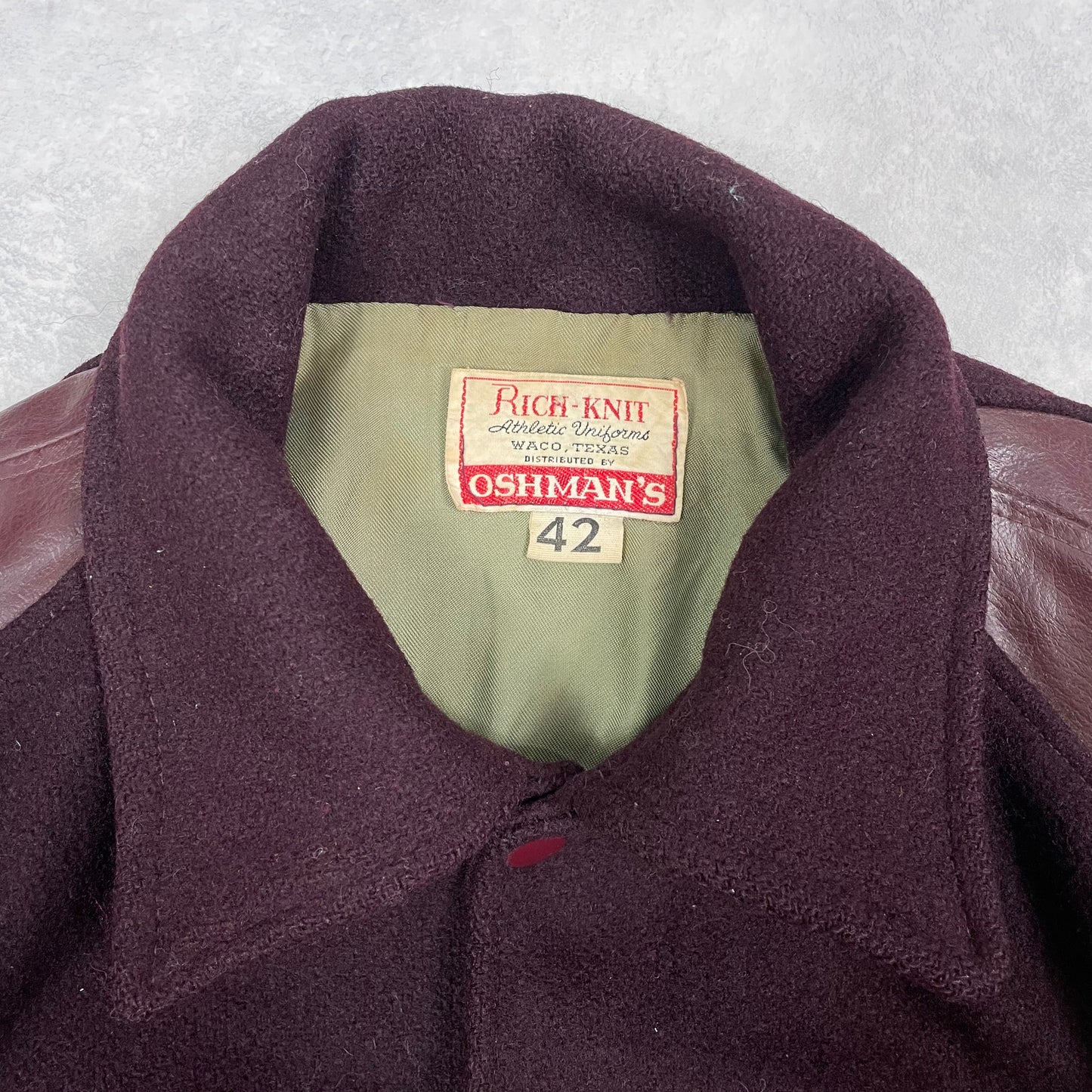 Vintage Varsity Jacket Early 70’s Oshman's Made in USA